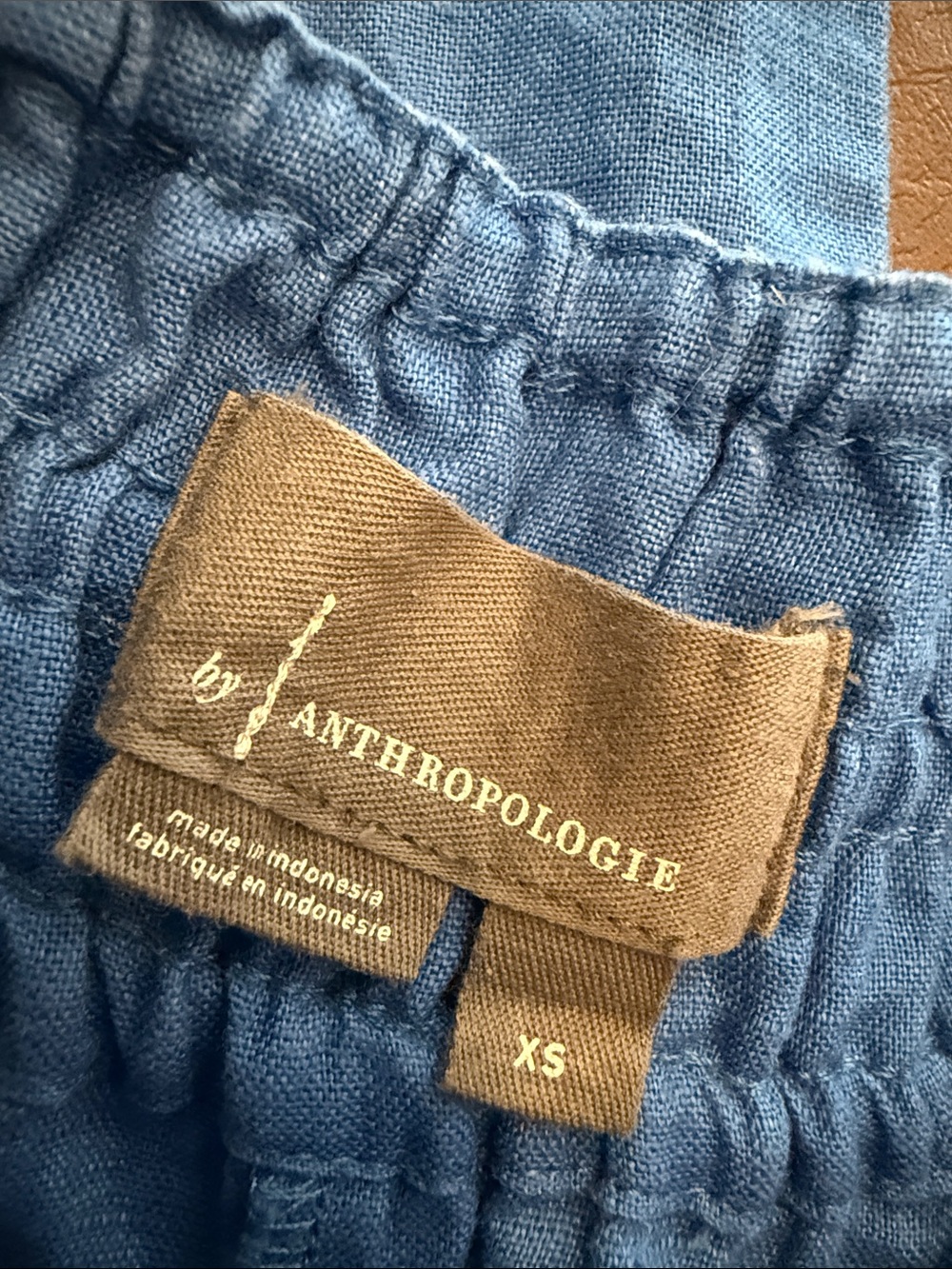 Anthropologie Wide-Leg Pants - Blue - Picture 3 of 3